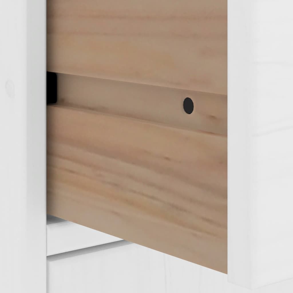 vidaXL Πλαϊνά ντουλάπια 4 τεμ. ODDA 40x24x79 εκ. από Μασίφ Ξύλο Πεύκου