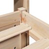 vidaXL Πλαίσιο Κρεβατιού με Κεφαλάρι 120 x 190 εκ. Μασίφ Ξύλο Πεύκου