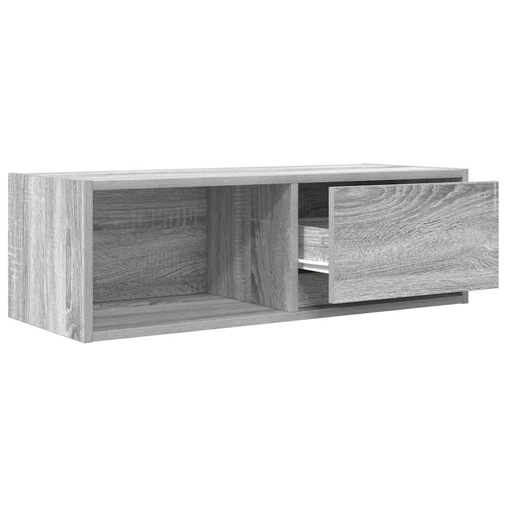 vidaXL Έπιπλο Τηλεόρασης Γκρι Sonoma 80x31x25,5 εκ. Επεξεργασμένο Ξύλο