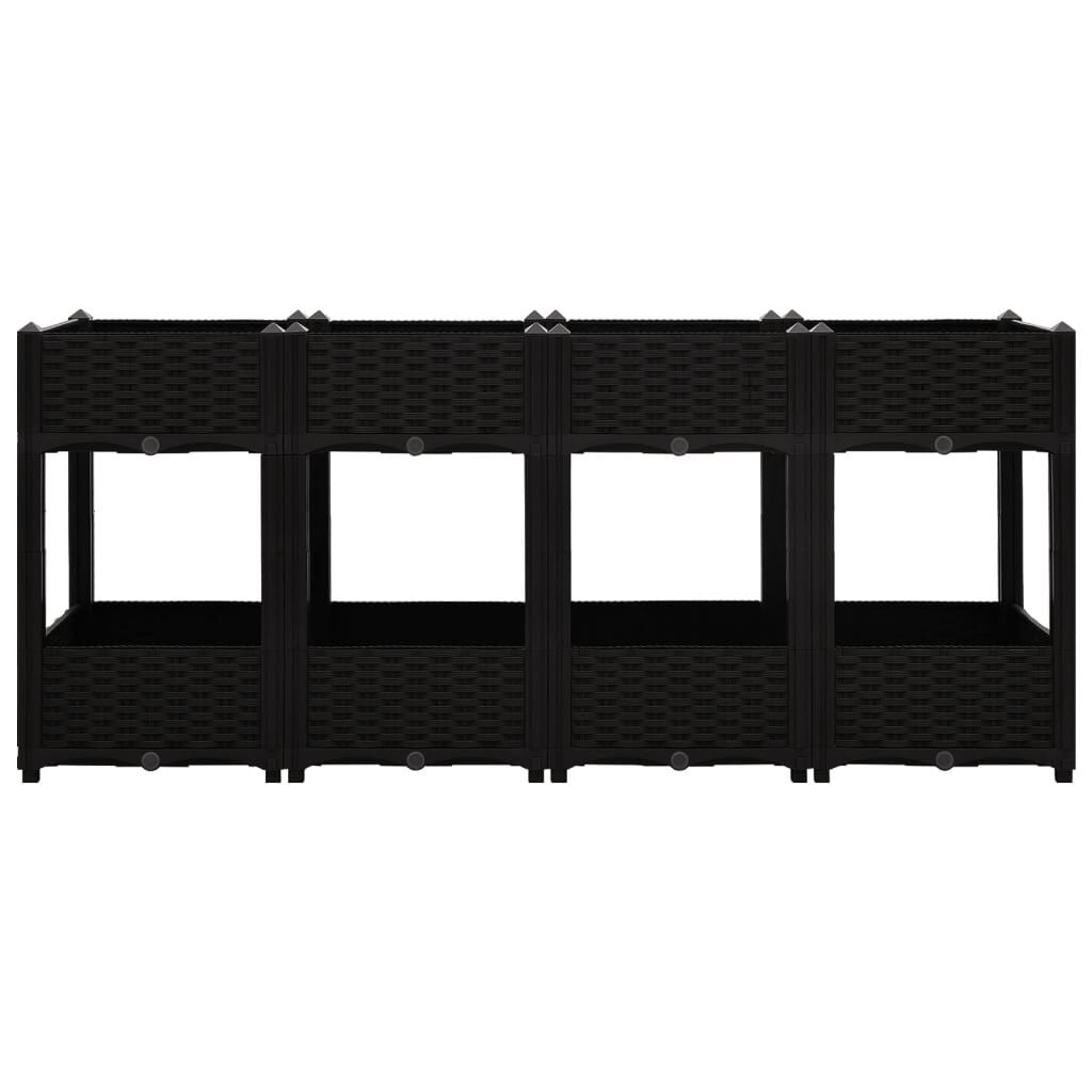 vidaXL Ζαρντινιέρα 160 x 40 x 71 εκ. από Πολυπροπυλένιο