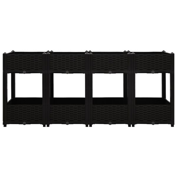 vidaXL Ζαρντινιέρα 160 x 40 x 71 εκ. από Πολυπροπυλένιο