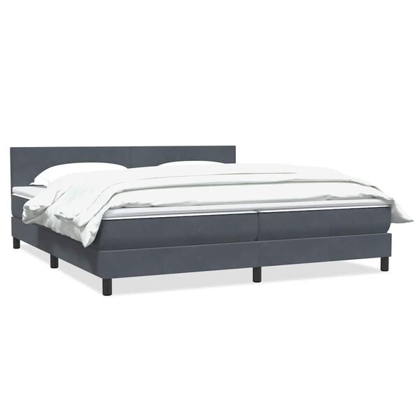 vidaXL &Kappa;&rho;&epsilon;&beta;ά&tau;&iota; Boxspring &mu;&epsilon; &Sigma;&tau;&rho;ώ&mu;&alpha; &Sigma;&kappa;&omicron;ύ&rho;&omicron; &Gamma;&kappa;&rho;&iota; 180x210 &epsilon;&kappa;. &Beta;&epsilon;&lambda;&omicron;ύ&delta;&iota;&nu;&omicron;