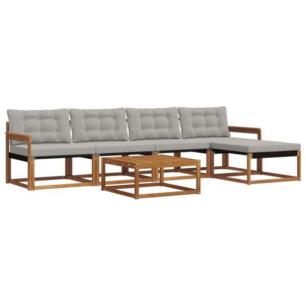 vidaXL &Sigma;&epsilon;&iota;&rho;ά &Kappa;&alpha;&nu;&alpha;&pi;έ &Epsilon;&xi;&omega;&tau;&epsilon;&rho;&iota;&kappa;&omicron;ύ 6 pcs &Phi;&upsilon;&sigma;&iota;&kappa;ό &kappa;&alpha;&iota; &Alpha;&nu;&omicron;&iota;&chi;&tau;ό &Gamma;&kappa;&rho;&iota;