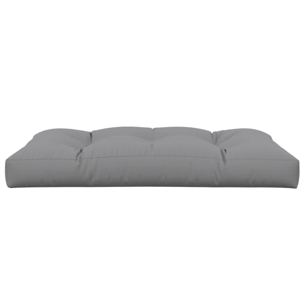 vidaXL Μαξιλάρι Παλέτας Γκρι 120 x 80 x 12 εκ. Υφασμάτινο