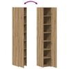 vidaXL Highboard 2 pcs Artisan Oak 30 x 42,5 x 185 &epsilon;&kappa;