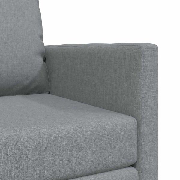 vidaXL Καναπές-Κρεβάτι Δαπέδου 2 σε 1 Αν. Γκρι 112x174x55 εκ. Ύφασμα