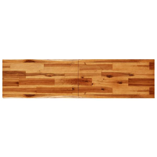 vidaXL Τραπέζι Κονσόλα με Live Edge 140x40x80 εκ. Μασίφ Ξύλο Ακακίας