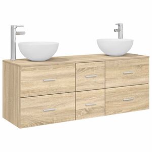 vidaXL &Sigma;&epsilon;&tau; &Nu;&tau;&omicron;&upsilon;&lambda;&alpha;&pi;&iota;ώ&nu; &Mu;&pi;ά&nu;&iota;&omicron;&upsilon; 3 &tau;&mu;&chi;. Sonoma &Delta;&rho;&upsilon;&sigmaf; 49,5 x 41 x 64,5 &epsilon;&kappa;