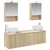 vidaXL &Sigma;&epsilon;&tau; &Nu;&tau;&omicron;&upsilon;&lambda;&alpha;&pi;&iota;ώ&nu; &Mu;&pi;ά&nu;&iota;&omicron;&upsilon; 5 pcs Sonoma &Delta;&rho;&upsilon;&sigmaf; &Epsilon;&pi;&epsilon;&xi;&epsilon;&rho;&gamma;&alpha;&sigma;&mu;έ&nu;&omicron; &Xi;ύ&lambda;&omicron;