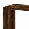 vidaXL Γωνιακή Ραφιέρα Τοίχου Καπνιστή Δρυς 45x45x147 εκ Επεξ. Ξύλο