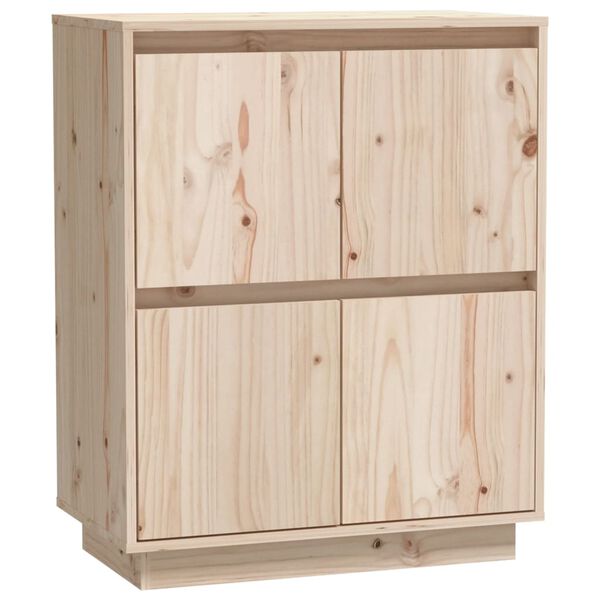 vidaXL Ντουλάπι 60 x 34 x 75 εκ. από Μασίφ Ξύλο Πεύκου