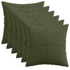 vidaXL &Kappa;ά&lambda;&upsilon;&mu;&mu;&alpha; &Mu;&alpha;&xi;&iota;&lambda;&alpha;&rho;&iota;&omicron;ύ 6 pcs ALMELO &Pi;&rho;ά&sigma;&iota;&nu;&omicron; 35 x 35 cm &kappa;&omicron;&rho;&nu;&tau;&omicron;&upsilon;&rho;ό&iota;