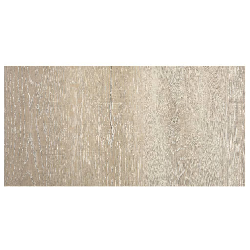 vidaXL Δάπεδο Αυτοκόλλητο Μπεζ 55 τεμ. 5,11 μ² από PVC
