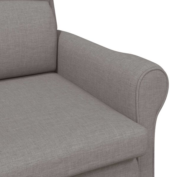 vidaXL Πολυθρόνα Taupe 76 x 94 x 102 εκ. ύφασμα