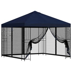 vidaXL &Kappa;ή&pi;&omicron;&sigmaf; &Gamma;&kappa;&alpha;&zeta;ebo &mu;&epsilon; &Pi;&lambda;&epsilon;&upsilon;&rho;&iota;&kappa;ά &Tau;&omicron;ί&chi;&omicron;&upsilon;&sigmaf; 3 x 3 m &Mu;&pi;&lambda;&epsilon;