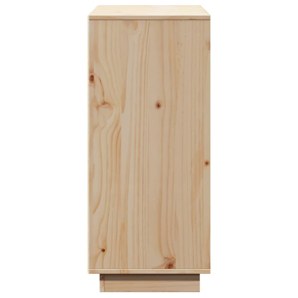 vidaXL Ντουλάπι 110,5x35x80 εκ. από Μασίφ Ξύλο Πεύκου