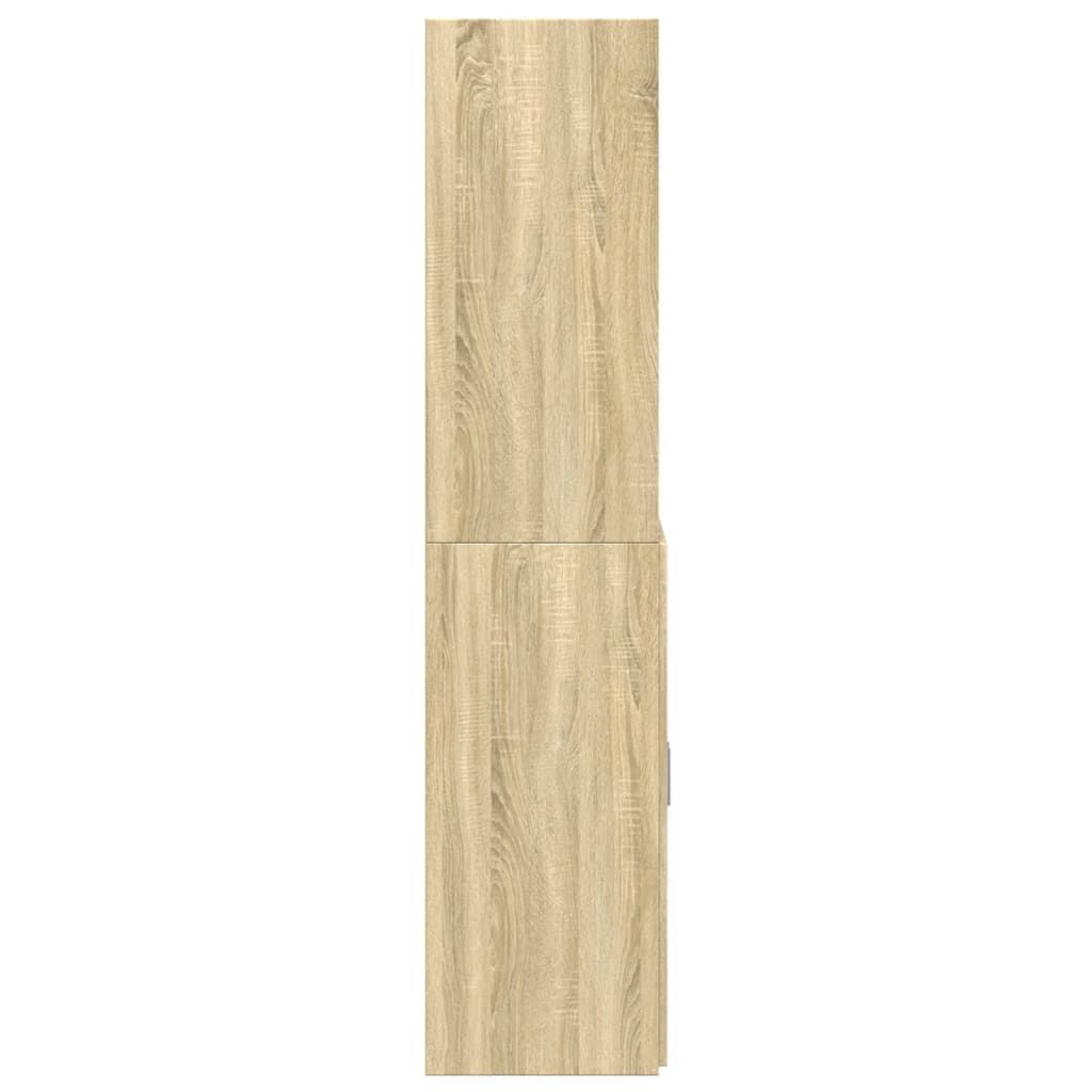 vidaXL Ντουλάπι Sonoma Δρυς 70x42,5x185 εκ. από Επεξεργασμένο Ξύλο