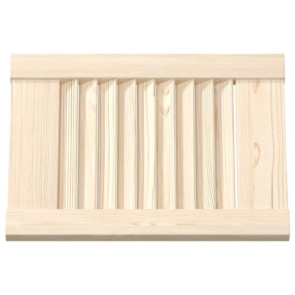 vidaXL Πόρτες ντουλαπιών Louvred Design 2 τεμάχια 39,5x29,5 cm