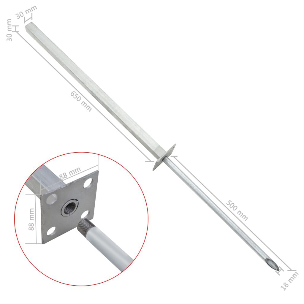 vidaXL Πάνελ Περίφραξης με 2 Στύλους Γκρι 180 x 180 εκ. από WPC