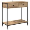 vidaXL &Tau;&rho;&alpha;&pi;έ&zeta;&iota; &kappa;&omicron;&nu;&sigma;ό&lambda;&alpha;&sigmaf; Artisan Oak 75 x 34,5 x 75 &epsilon;&kappa;