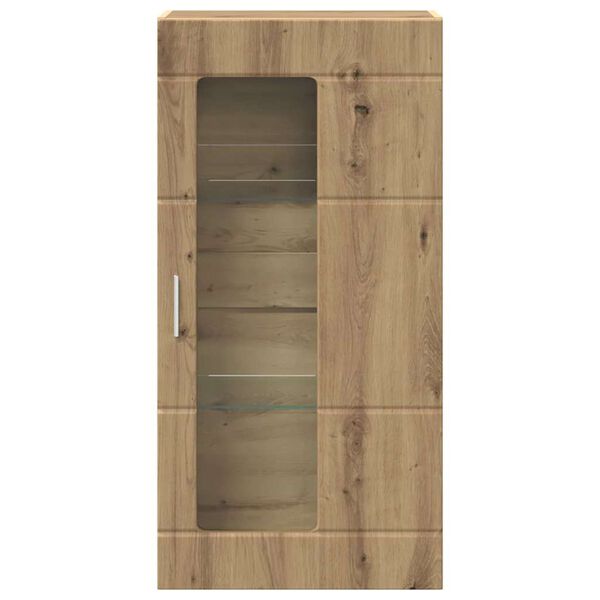 vidaXL Ντουλάπα τοίχου με ράφι Επιτοίχιο artisan δρυς 55 x 29 x 100 εκ