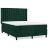 vidaXL &Kappa;&rho;&epsilon;&beta;ά&tau;&iota; Boxspring &mu;&epsilon; &Sigma;&tau;&rho;ώ&mu;&alpha; &Sigma;&kappa;&omicron;ύ&rho;&omicron; &Pi;&rho;ά&sigma;&iota;&nu;&omicron; 140x200&epsilon;&kappa;. &Beta;&epsilon;&lambda;&omicron;ύ&delta;&iota;&nu;&omicron;