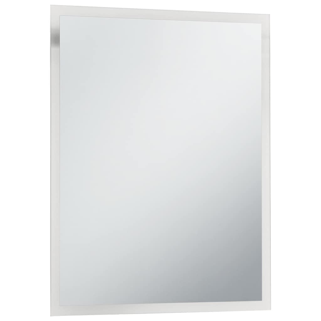 vidaXL Καθρέφτης Μπάνιου Τοίχου με LED 50 x 60 εκ.
