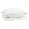 vidaXL &Sigma;&epsilon;&tau; &pi;ά&pi;&lambda;&omega;&mu;&alpha; 90% &chi;ή&nu;&alpha;&sigmaf; FULDA 2 pcs 135 x 200 cm &Kappa;&alpha;&lambda;&omicron;&kappa;&alpha;ί&rho;&iota; &Lambda;&epsilon;&upsilon;&kappa;ό
