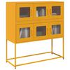vidaXL Ντουλάπι Μουσταρδί 100,5x39x107 εκ. από Χάλυβα Ψυχρής Έλασης