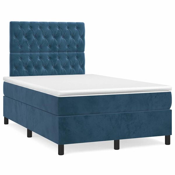 vidaXL &Kappa;&rho;&epsilon;&beta;ά&tau;&iota; Boxspring &mu;&epsilon; &Sigma;&tau;&rho;ώ&mu;&alpha; &Sigma;&kappa;&omicron;ύ&rho;&omicron; &Mu;&pi;&lambda;&epsilon; 120x190 &epsilon;&kappa;. &Beta;&epsilon;&lambda;&omicron;ύ&delta;&iota;&nu;&omicron;