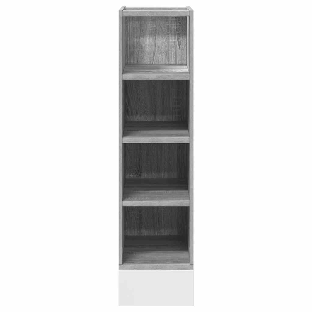 vidaXL Ντουλάπι κάτω μέρος Riga Γκρι sonoma 20x44,5x81,5 cm