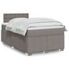 vidaXL &Kappa;&rho;&epsilon;&beta;ά&tau;&iota; Boxspring &mu;&epsilon; &Sigma;&tau;&rho;ώ&mu;&alpha; Taupe 120x190 &epsilon;&kappa;. &Upsilon;&phi;&alpha;&sigma;&mu;ά&tau;&iota;&nu;&omicron;