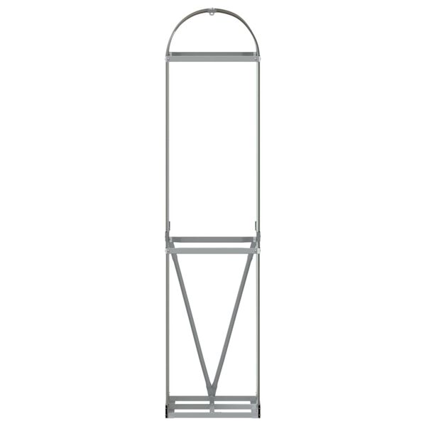 vidaXL Ξυλοθήκη Καφέ 40x45x170 εκ. από Γαλβανισμένο Ατσάλι