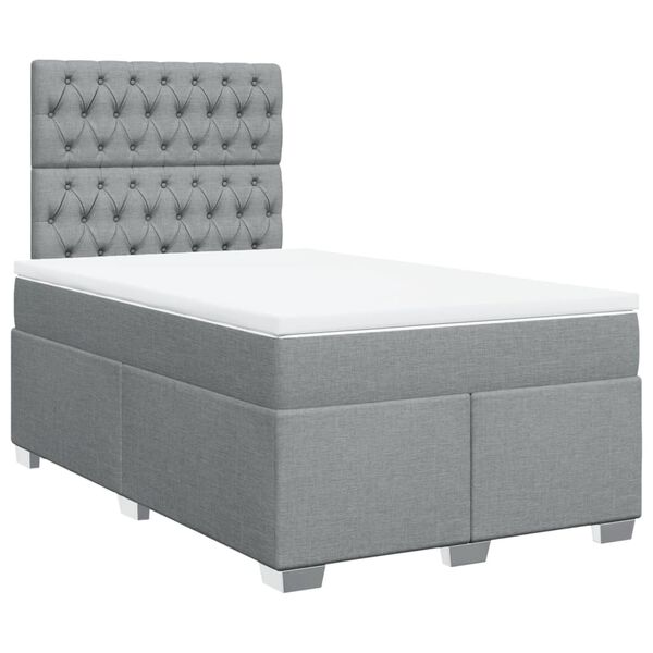 vidaXL &Kappa;&rho;&epsilon;&beta;ά&tau;&iota; Boxspring &mu;&epsilon; &Sigma;&tau;&rho;ώ&mu;&alpha; &Alpha;&nu;&omicron;&iota;&chi;&tau;ό &Gamma;&kappa;&rho;&iota; 120x190 &epsilon;&kappa;. &Upsilon;&phi;&alpha;&sigma;&mu;ά&tau;&iota;&nu;&omicron;