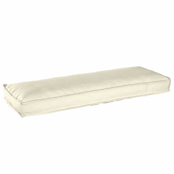 vidaXL Σετ Μαξιλαριών Πάγου 2 pcs Κρεμ 120 x 40 x 8 εκ Ύφασμα Oxford