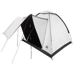 vidaXL &Sigma;&kappa;&eta;&nu;ή Camping 2 &alpha;&tau;ό&mu;&omega;&nu; &Lambda;&epsilon;&upsilon;&kappa;ό &Mu;&alpha;ύ&rho;&omicron; &Pi;&omicron;&lambda;&upsilon;&epsilon;&sigma;&tau;έ&rho;&alpha;&sigmaf; &kappa;&alpha;&iota; &Chi;ά&lambda;&upsilon;&beta;&alpha;&sigmaf;