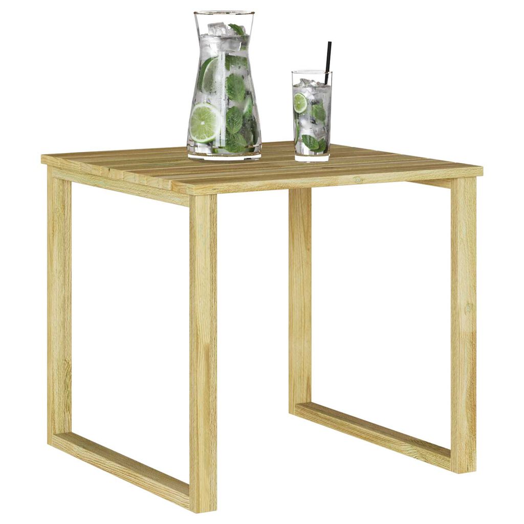 vidaXL Τραπέζι Χαλάρωσης 50.5x50.5x46 εκ. Κατεργασμένο Πεύκο