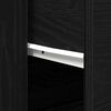 vidaXL Μπουφές Μαύρη δρυς 240 x 33 x 70 εκ. Επεξεργασμένο ξύλο