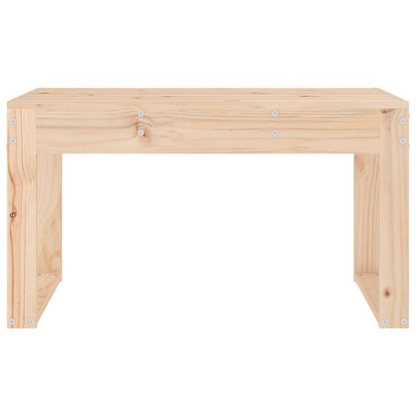 vidaXL Παγκάκι Κήπου 80 x 38 x 45 εκ. από Μασίφ Ξύλο Πεύκου