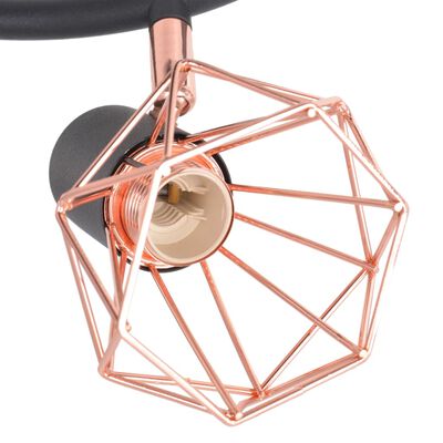 vidaXL Φωτιστικό Σποτ Ράγα με 3 Λαμπτήρες LED Filament 12 W