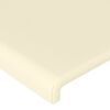 vidaXL Κεφαλάρι με Πτερύγια Κρεμ 83x23x118/128 εκ. Συνθετικό Δέρμα