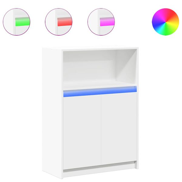 vidaXL &Mu;&pi;&omicron;&upsilon;&phi;έ&sigmaf; &mu;&epsilon; &Phi;ώ&tau;&alpha; LED &Lambda;&epsilon;&upsilon;&kappa;ό&sigmaf; 72x34x100 &epsilon;&kappa;. &alpha;&pi;ό &Epsilon;&pi;&epsilon;&xi;&epsilon;&rho;&gamma;&alpha;&sigma;&mu;έ&nu;&omicron; &Xi;ύ&lambda;&omicron;