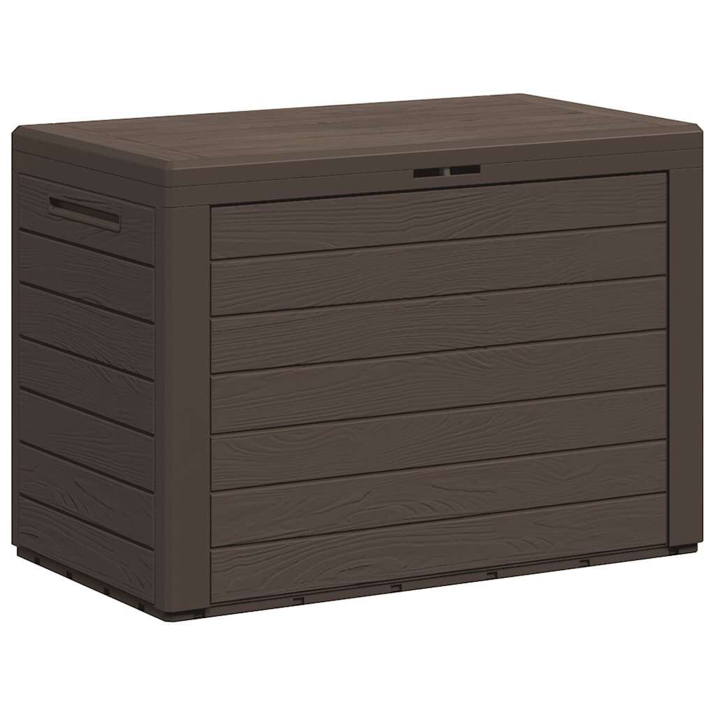 vidaXL Μπαούλο Αποθήκευσης Κήπου Καφέ 78 x 44 x 55 εκ.