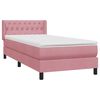 vidaXL &Kappa;&rho;&epsilon;&beta;ά&tau;&iota; Boxspring &mu;&epsilon; &Sigma;&tau;&rho;ώ&mu;&alpha; &Rho;&omicron;&zeta; 90x220 &epsilon;&kappa;. &Beta;&epsilon;&lambda;&omicron;ύ&delta;&iota;&nu;&omicron;
