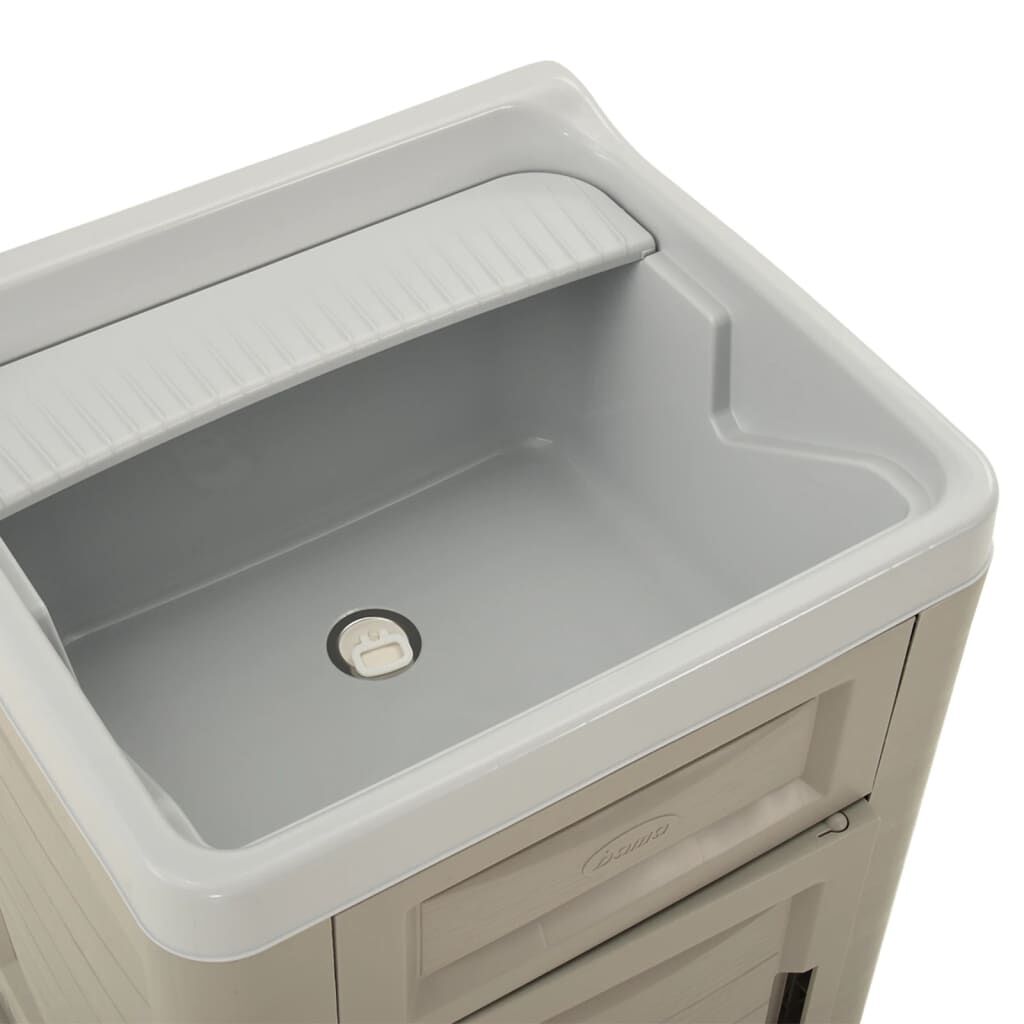 vidaXL Ντουλάπι Πλυσταριού Χρώμα της Άμμου 60 x 51 x 89 εκ.