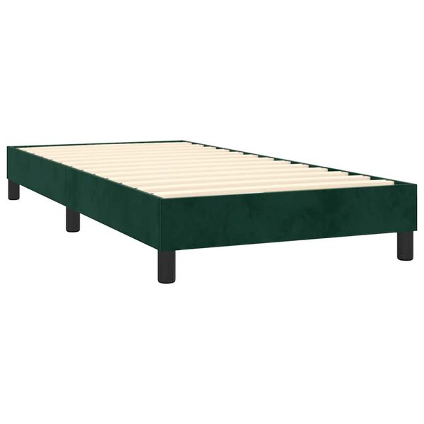 vidaXL &Kappa;&rho;&epsilon;&beta;ά&tau;&iota; Boxspring &mu;&epsilon; &Sigma;&tau;&rho;ώ&mu;&alpha; &Sigma;&kappa;&omicron;ύ&rho;&omicron; &Pi;&rho;ά&sigma;&iota;&nu;&omicron; 90x190 &epsilon;&kappa;. &Beta;&epsilon;&lambda;&omicron;ύ&delta;&iota;&nu;&omicron;