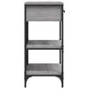 vidaXL Τραπέζι Κονσόλα Γκρι Sonoma 75x34,5x75 εκ. Επεξεργασμένο Ξύλο