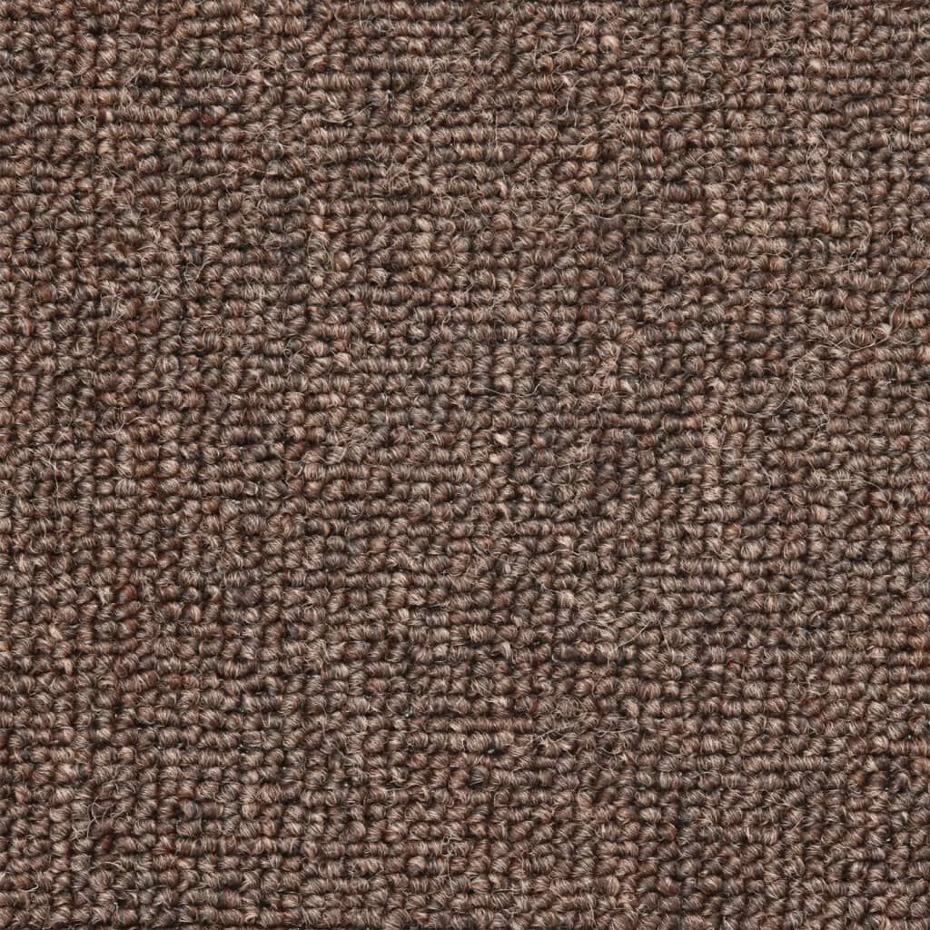 vidaXL Πατάκια Σκάλας 10 τεμ. Coffee Brown 56x17x3 εκ.
