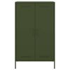 vidaXL Ντουλάπι Πράσινο Λαδί 68x39x113 εκ. από Ατσάλι