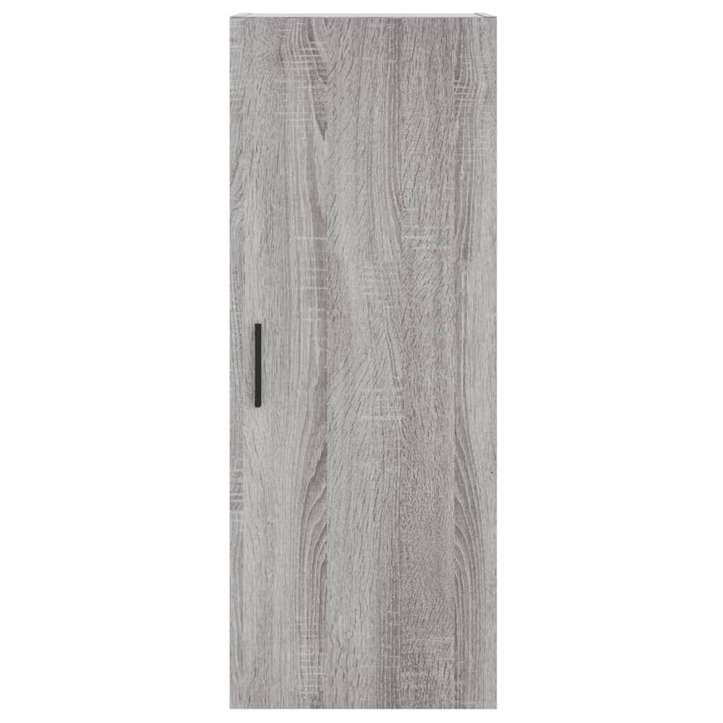 vidaXL Μπουφές Sonoma Γκρι 34,5 x 34 x 180 εκ. από Επεξεργασμένο Ξύλο
